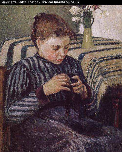 Camille Pissarro Woman Sewing